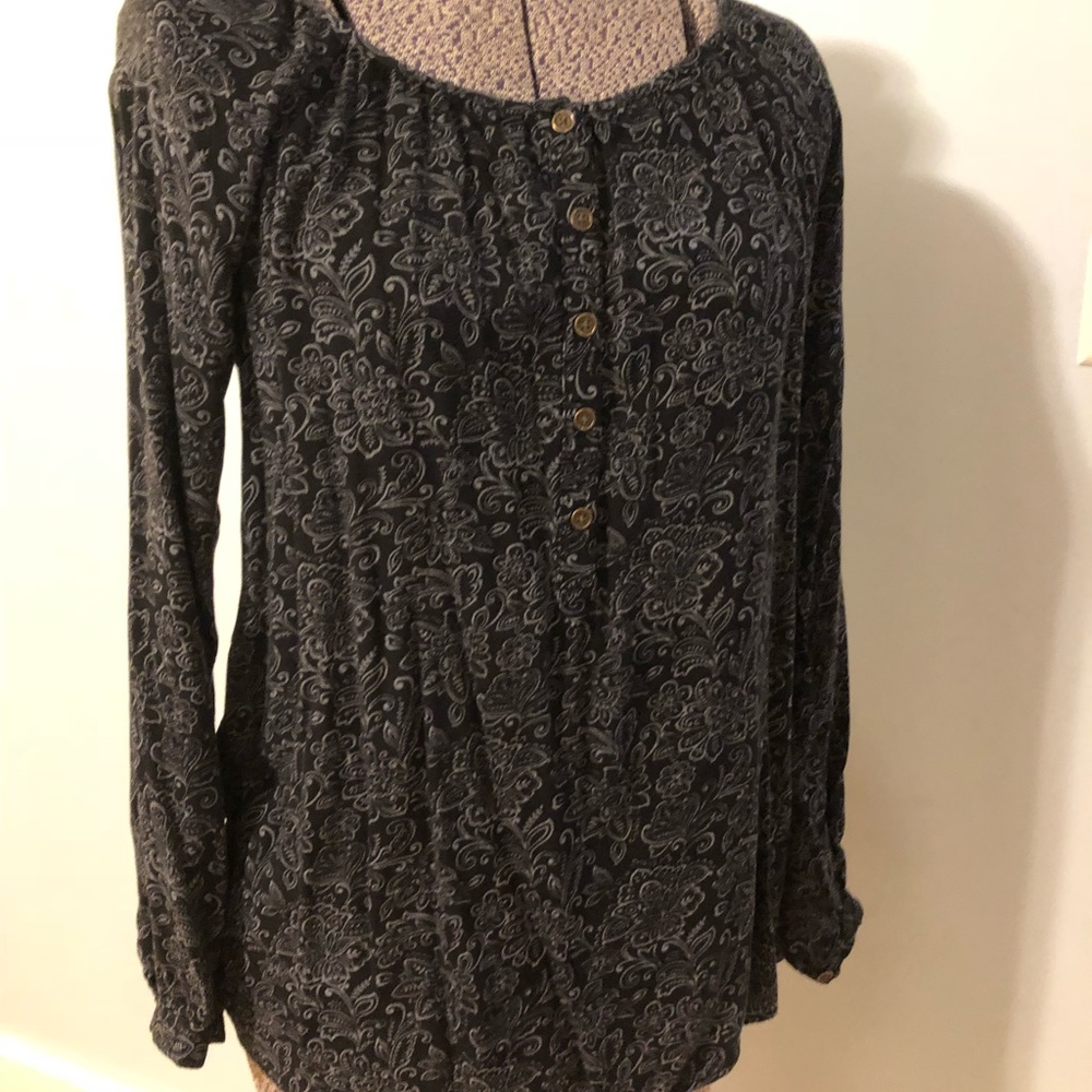 Black Grey Tunic Women’s Medium